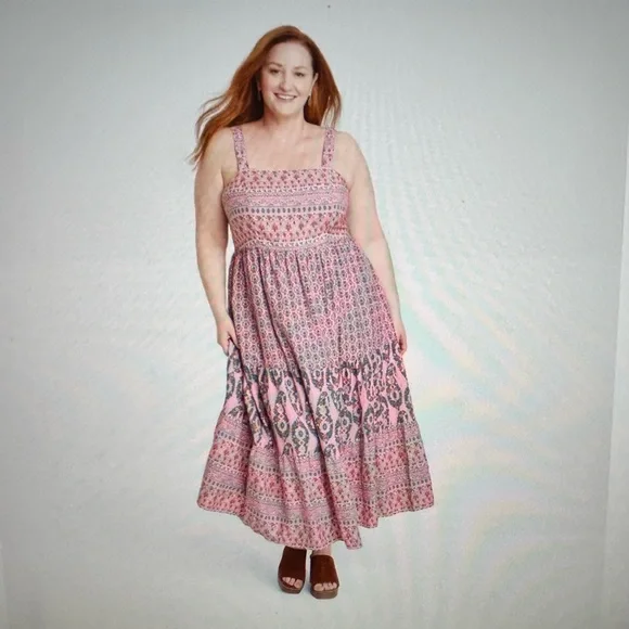 Knox Rose Pink Floral Sleeveless A-Line Dress - Picture 3 of 8